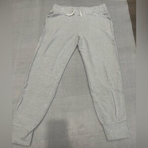 [XS]Monrow Light Gray knit Jogger Sweatpants WMN USA